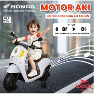 Motor Aki Mainan Anak Model Scoopy Sepeda Motor-Motoran Anak Toys