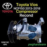 Recond AirCond Compressor Toyota Vios NCP150 2013-2018 / Kompressor Kereta Toyota Vios NCP150 / Car 