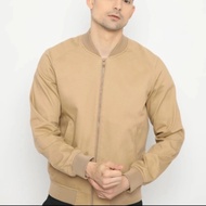 JOBB Truman jaket pria slim fit - Khaki - S