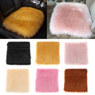 Furry Square Faux Floor Mat Living Area Rug Carpet Seat Cushion
