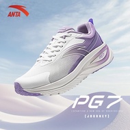 Giày chạy bộ thể thao nữ PG7 ANTA 1225B5519R race dưới 10km - êm thoáng khí - đế cao 4-5cm