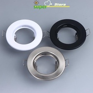MISSYU LED Downlights Frame Round Fixture Adjustable Downlight Led Holders Cutout For GU10 Bulb Hold