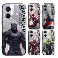 casing for huawei Y6 Y7 Y6S PRO Y7A Y6P Y9S Y9 Prime 2018 2019 Marvel Avengers BlackPanther Ironman Spiderman Matte Case Soft Cover