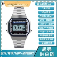 Pengeluar Termurah / Kilang Terus ( 2 YEARS WARRANTY ) Jam Tangan Lelaki Casio Vintage A168WGG-1A Di