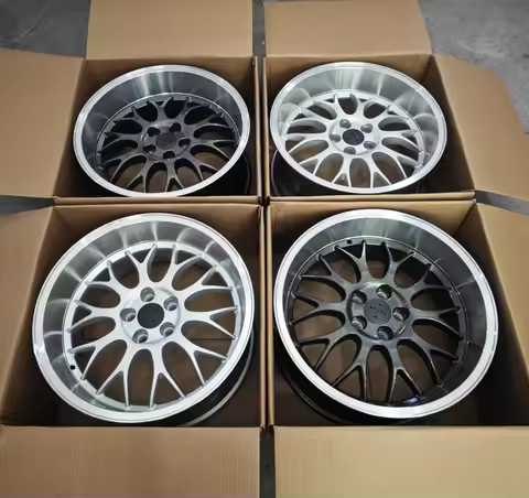 TP Ready Car Wheels 18*8.5j ET 6 PCD 5X108 CB 65.1 Super Deep Dish Concave Passenger Car Wheels for 