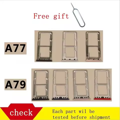 SIM Card Tray:Replacement for OPPO A77 4G/5G version A79 -Quality Perfect Fit Sim Card Holder Slot a