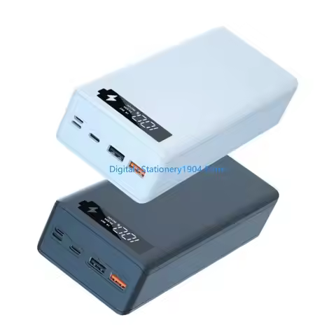 E06C Detachable 5W/10W Wireless Charging Box LCD QC3.0 PD 16x18650 Battery for Case f