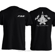 F-22 Raptor Air USAF Jet Fighter Graphic T-Shirt Unisex Cotton T Shirt Oversized Fitness Tees