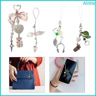 Alia Wing Headphone Pendant Phone Charm Straps Y2K Lanyard Purse Accessories