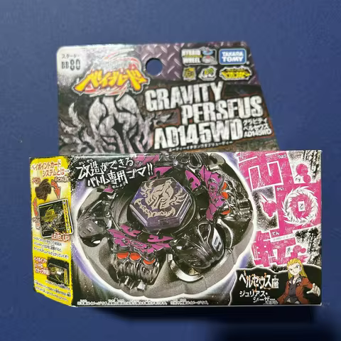 TAKARA TOMY beyscollector Top BB80 GRAVITY PERSEUS AD145WD WITH TWO WAY Launcher