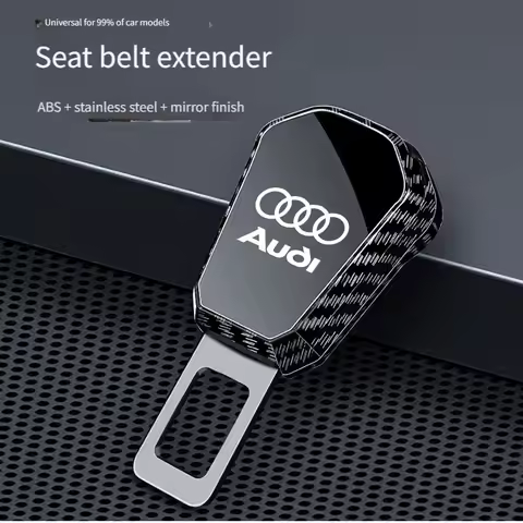 Car Vehicle Seat Belt Extension Extender Strap Safety Buckle Clip For Audi Sline TT Q2 Q3 Q5 Q7 Q8 A