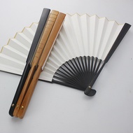 AT-🚀Xuan Paper Blank Folding Fan Sprinkling Gold Semi-Cooked Xuan Pen Freehand Calligraphy PaintingDIYChinese Style Men'