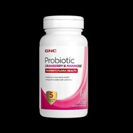 GNC健安喜女性蔓越莓&甘露糖益生菌 60粒	860009037175