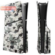 [lnthesprebaS] Green ABS Replacement Shell Accessories For PS5 Slim Protective Cover Hard Faceplate Fit For Playstation 5 Slim Camouflage new