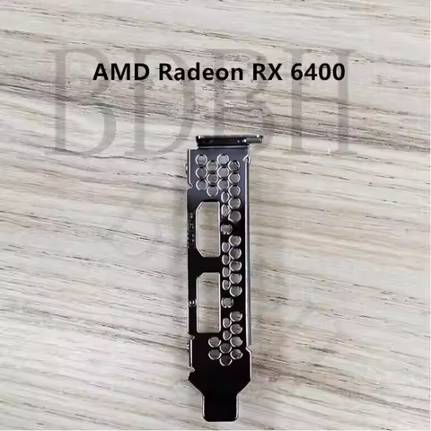 Low Profile Bracket For Sapphire HP Radeon RX 6400 LP Graphics Video Card DP HDMI Ports to Standard 