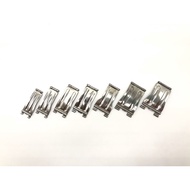 ️ ️ Stainless Steel Watch 12mm - 24mm Button Clasp Buckle