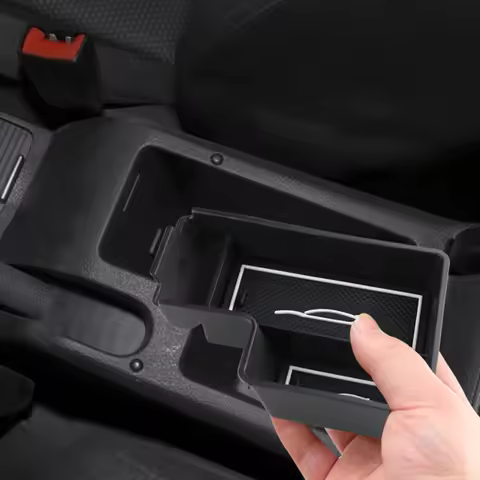For Volkswagen VW MK6 Golf 6 GTI SCIROCCO Central Organizer Containers Tray Armrest Storage Box Acce