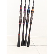 Torikumu Esa Rod 1 piece Spinning Rod solid carbon Rod fishing Rod joran Pancing (Casting)