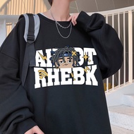 雷鬼頭 加絨圓領純棉大學TEE
