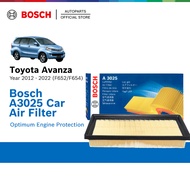 Bosch A3025 Engine Air Filter Element for Toyota Avanza F652 F654 (2012 - 2022)
