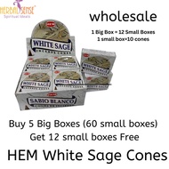 HEM Incense Cone White Sage Purify Negative Energy