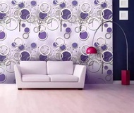 YUNUSWALL COD WALLPAPER STIKER DINDING POLKADOT UKURAN 1 ROLL