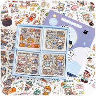 Cartoon BOOK DECORATION STICKER 8*8
