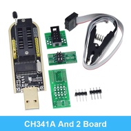 TZT CH341A 24 25 ซีรีส์ EEPROM Flash BIOS โปรแกรมเมอร์ USB โมดูล + SOIC8 SOP8 คลิปทดสอบสำหรับ EEPROM 93CXX/ 25CXX/24CXX DIY ชุด