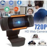 Autofocus Webcam HD 720P Webcam Built-In Microphone For PC