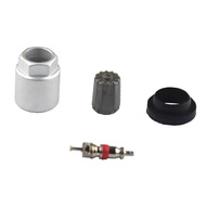[mcfsnzwtxz1bw] 4 Sets Replacement Car  Tire Pressure Sensor Nut /Valve Core/ Valve Cap /Gasket Kits
