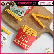 (FOREVER $2)🍟Fries Clips Food Clip Sealing Bag Food Snack Sealing Clip