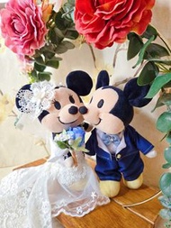 迪士尼 nuimos 婚紗結婚公仔 拖尾魚尾裙 頭花 頭紗 禮服 和服 公主裙 幸福傳承 婚後物資  結婚物資 車花  ariel stitch Chip&Dale duffy shelliemay 