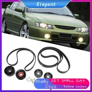 eleganthome Belt Idler and Pulley Kit  FYE337042 Low Noise Replacement for VT VX VU VY V8 LS1 LS2 GE