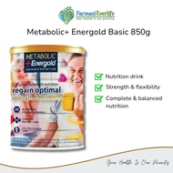 🥤 Metabolic+ Energold Basic 850g - Sokong Kekuatan & Fleksibiliti