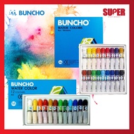 [super stationery] Buncho Watercolor 12 /18 Color Water Poster Color 6cc