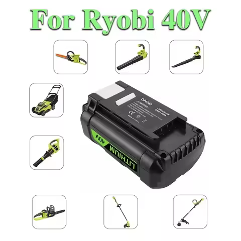 🔥40V Lithium Ion Battery12.0Ah for Ryobi Series Cordless Power Tools op4040 op4026 op4030 op4050 op4