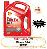 (100% ORIGINAL) SHELL HELIX ENGINE OIL UNTUK PASARAN MALAYSIA 0W20 0W30 0W40 5W40 5W30 10W40 10W30 1