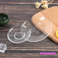 FAMY Kinds Heat Resistant Clear Glass Saucer for Tea Coffee Drink Cups Mug FAA