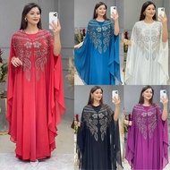 Muslim Robe Plus Size abaya Women's Long Dress Suit muslimah set Two-Piece Set  baju kaftan