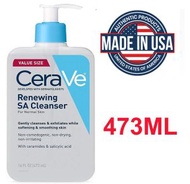 CeraVe Renewing SA Cleanser For Normal Skin 473ml ,CeraVe 煥新 SA 潔面乳（適合中性肌膚）473毫升