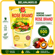 Minyak Goreng Rose Brand 500ml Isi 2 Pcs - Minyak Goreng Sawit Pouch Kemasan Hemat Murah