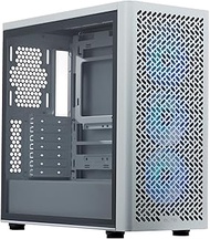 Cooler Master Elite 502 White ATX High Airflow Minimalist PC Case, 410mm GPU Max, Compatible RTX 509