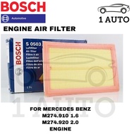 (MADE IN GERMANY) BOSCH ENGINE AIR FILTER MERCEDES BENZ W205 C180 C200 C250 C300 C350e GLC200 GLC250