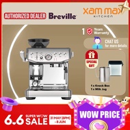 Breville - BES876 Barista Express Impress Espresso Coffee Machine with Smart Tamping
