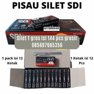 CUTTER SDI / SILET / PISAU LIPAT SDI / 1 GROSS 144 PCS GROSIR