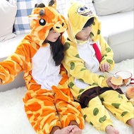 Kids Girls Kigurumi Pajamas Giraffe Sleepwear Costume Fancy Jumpsuit Carnival for Children Onesies