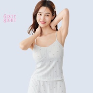 6IXTY8IGHT AILA, Bra-free Supersoft Rib Cami Sleep Top for Women HW09771