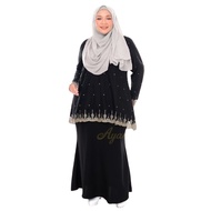 S-7XL. (Saiz 34-55). LAURA LACE KURUNG. Full Lace Baju Raya. Baju Plussize Murah. Baju Ibu Mengandun
