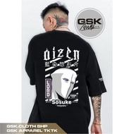 BLEACH 3 LORD SOSUKE AIZEN MEN'S ANIME DISTRO T-SHIRT UNISEXWanita