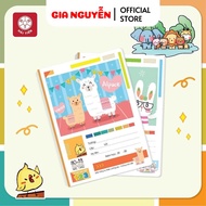 Gia Nguyễn - HẢI TIẾN Vở 5 ô ly cao cấp 6 sao 123 - 4880 trang - Chống lóa - Lốc 10/5 quyển (25x25